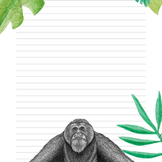 Orangutan notepad