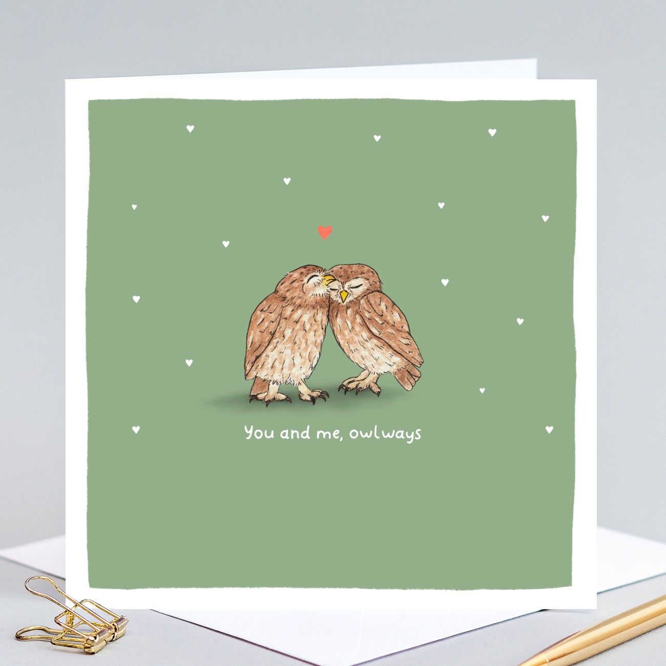 You and me, owlways Valentine's Card