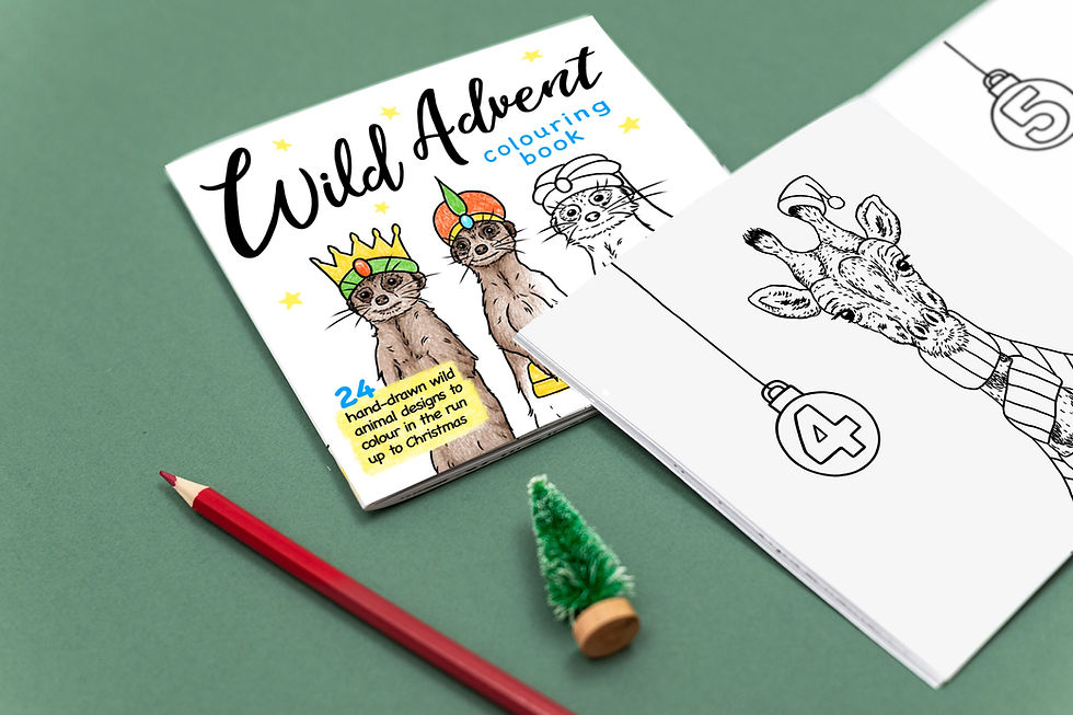 Wild Advent Colouring Book - Global Edition