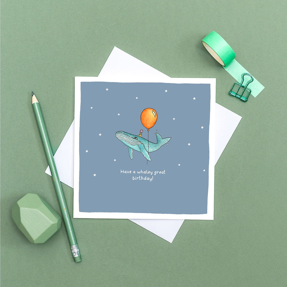 Thumbnail: Have a Whaley Great Day Birthday Card