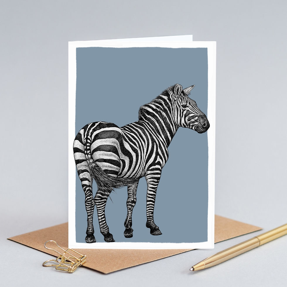 Thumbnail: Zebra note card