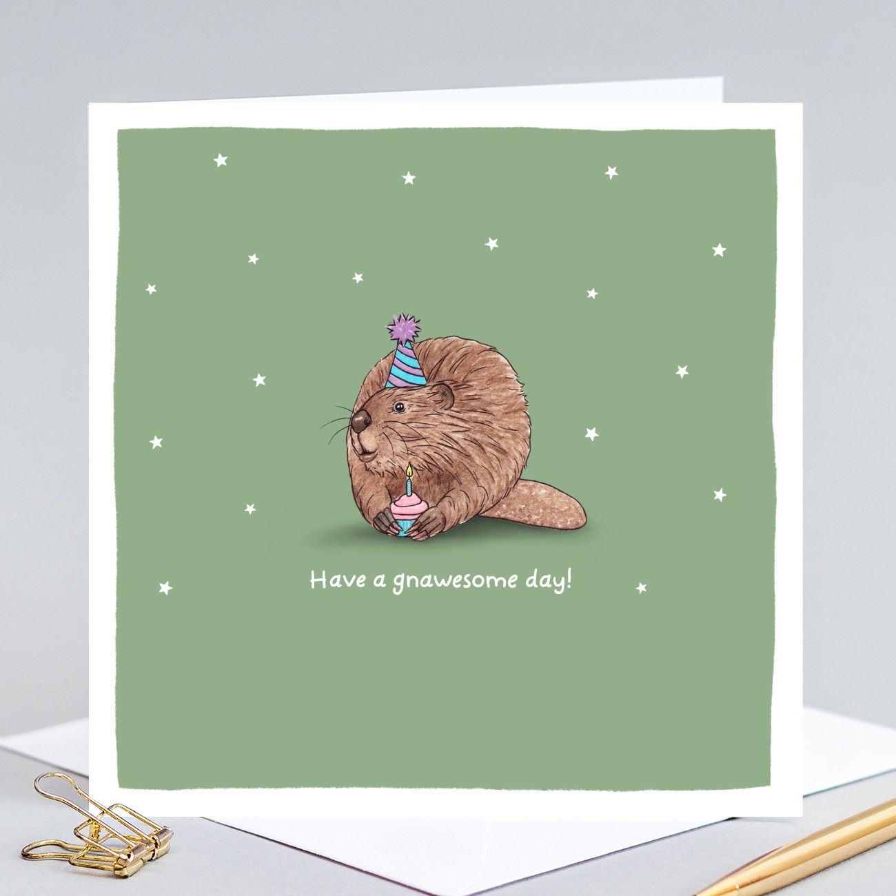 Have a Gnawesome Day Birthday Card