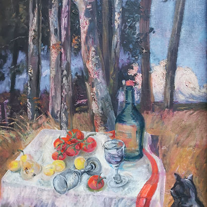 Sube, Burkhardt - Stillleben "Tischlein deck dich"