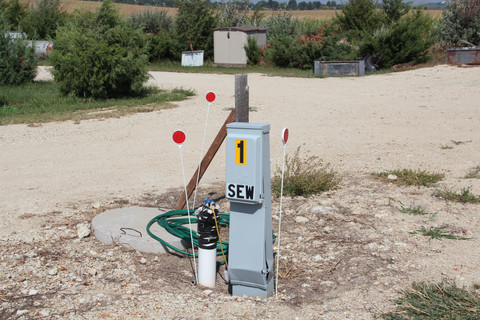 Hidden Creek RV Park & Lodge at Winner, SD full RV hookups.