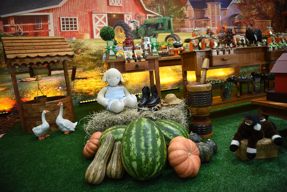 Grama sintética - tema fazendinha