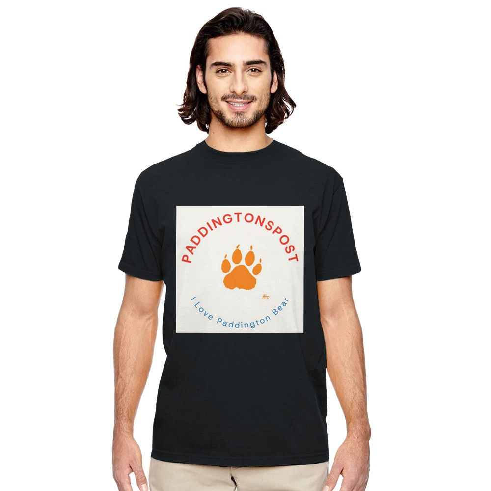 Organic Unisex Crewneck T-shirt | Paddingtons Post Logo
