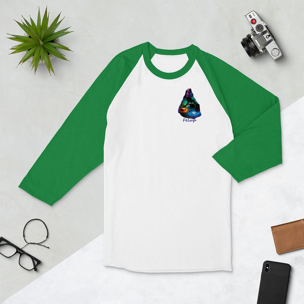 Thumbnail: 3/4 sleeve raglan shirt