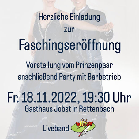 Blau-Weiss Kammer Faschingseröffnung