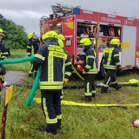 GEWITTER BEGLEITET VON STARKREGEN ZOG ÜBER DIE REGION HINWEG