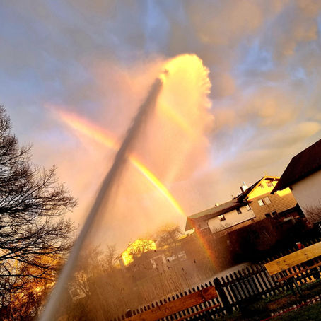 Regenbogenübung am Rettenbacher Weiher