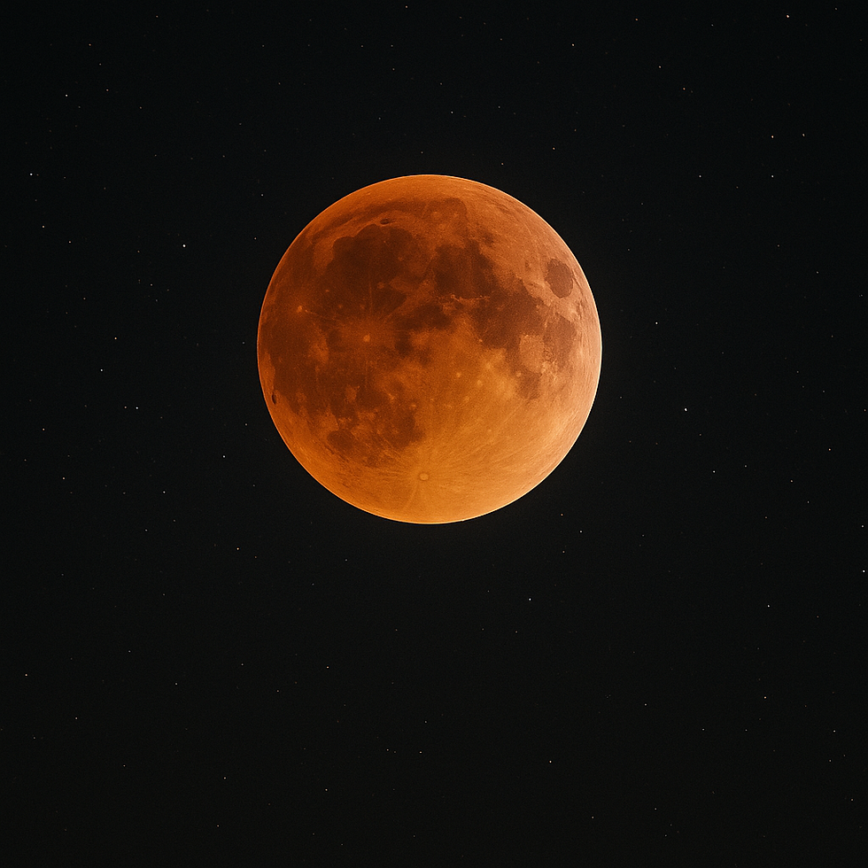 Eclipse lunar Sitges 2025