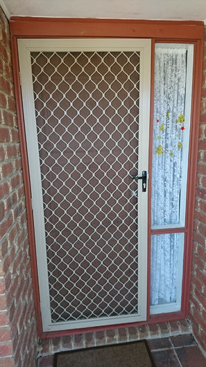 Diamond Grille Barrier Doors