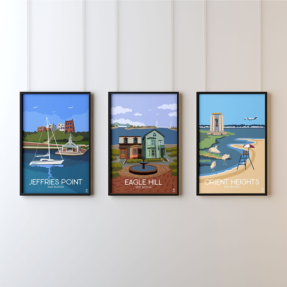 Thumbnail: EastieLove Jeffries Point Poster 11" X17"