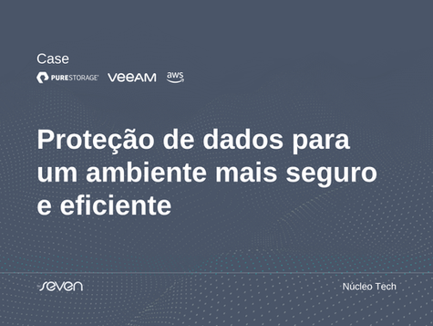 Caso de sucesso- PURE STORAGE + VEEAM + AWS