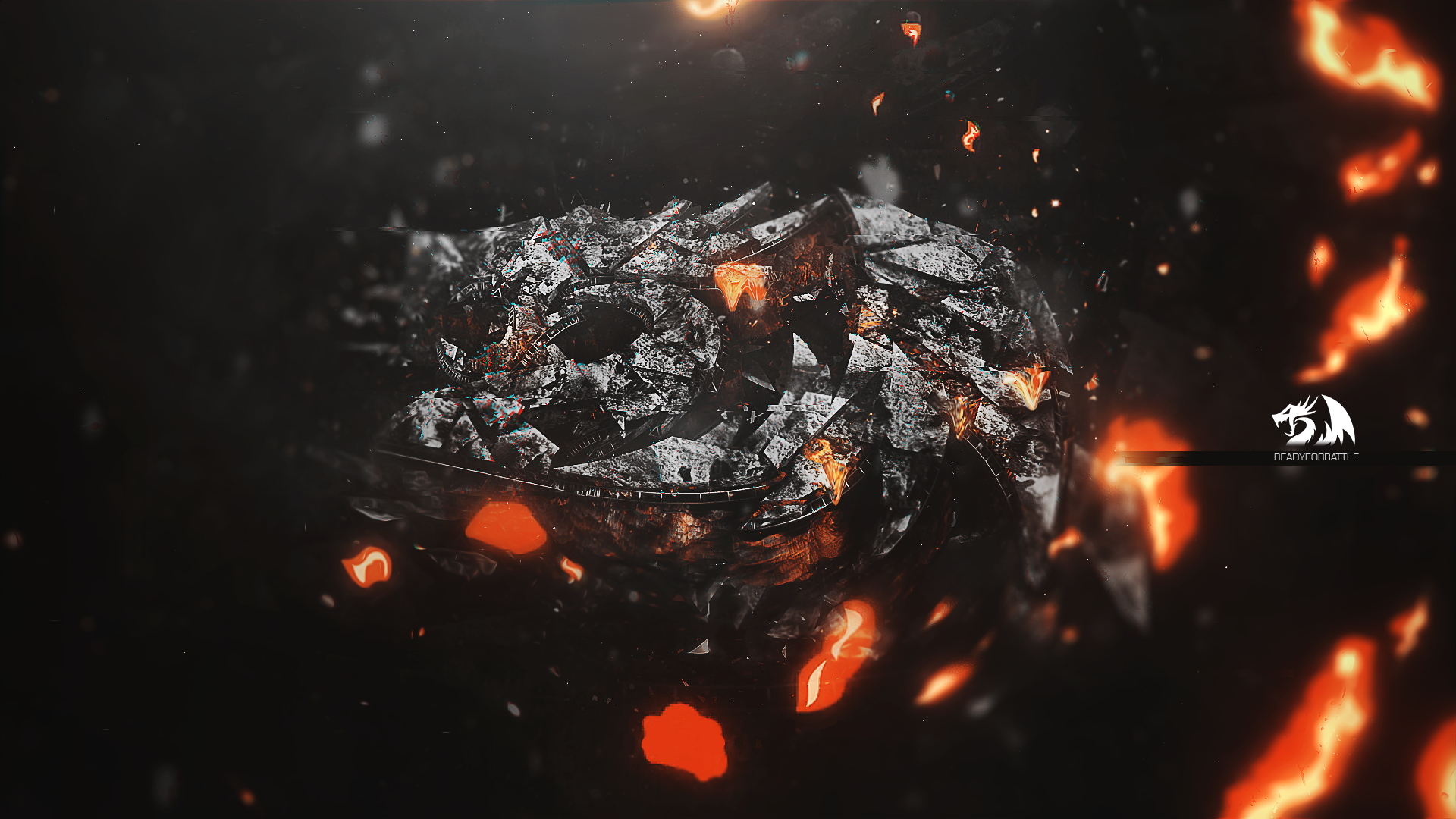Wallpaper Redragon - Ashes