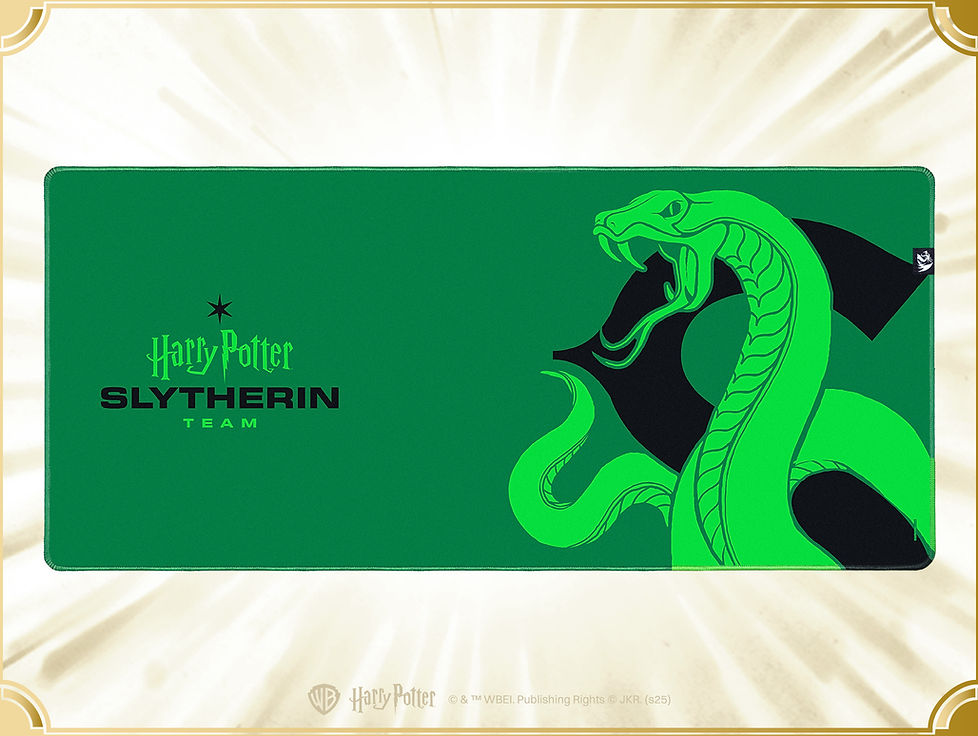 Tappetino Per Mouse Ufficiale Serpeverde (Slytherin) - 20 X 23 Cm, Licenza Ufficiale