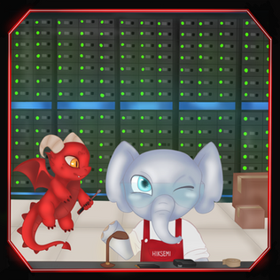 Semi and Dragon dentro do SSD por Ana B