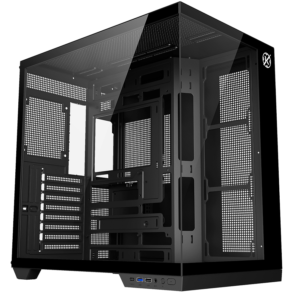 Gabinete Kalkan Skye Aquário Preto KLK00041