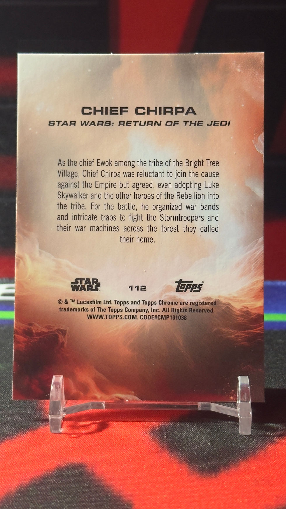 Miniatura: 2025 Star Wars topps chrome - Chief Chirpa#112
