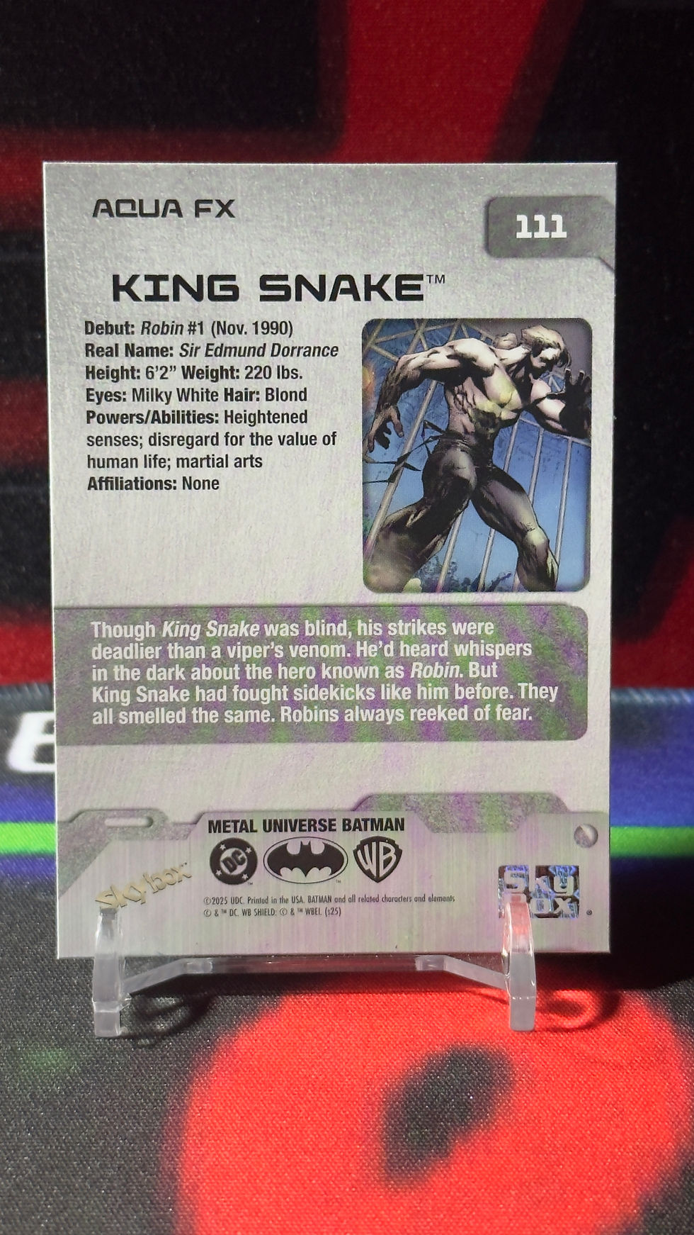Miniatura: 2025 Skybox metal universe - King Snake#11