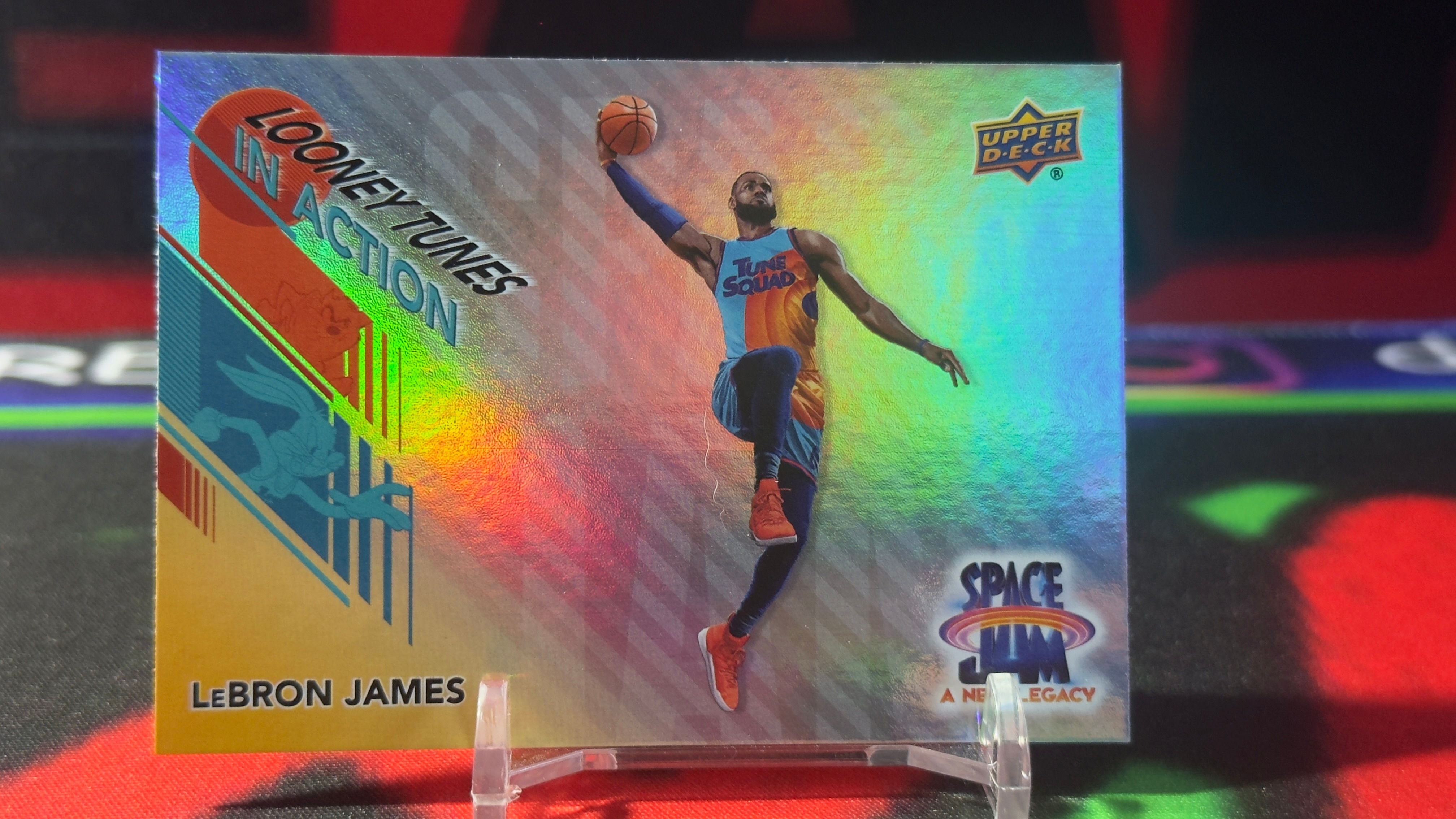 Upper Deck - 2021 - Space Jam: A New Legacy - Lebron James in action#IA-1