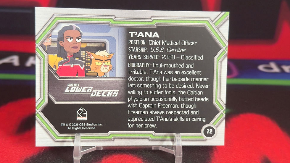 Miniatura: 2026 Rittenhouse Star Trek Connections - T´ana#72