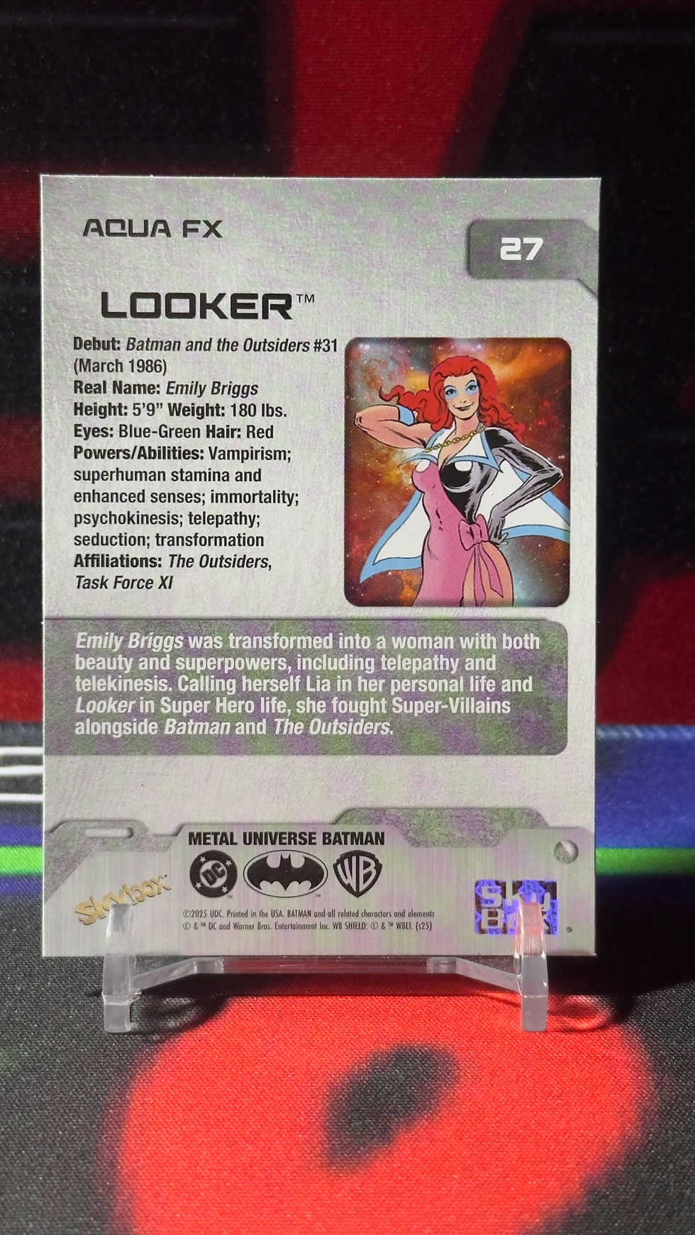 Miniatura: 2025 Skybox metal universe - Looker#27
