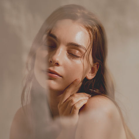 Image of a young woman after getting a Japanese Meridian Facelift