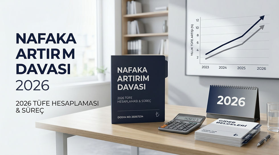 2026 nafaka artırım davası ve TÜFE hesaplaması konulu kapak görseli