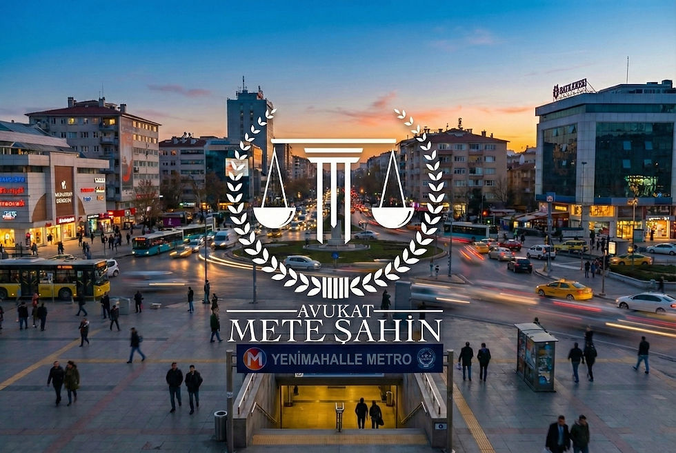 Ankara Yenimahalle Batıkent ve Ostim bölgesi hukuk bürosu ve ceza davaları konumu