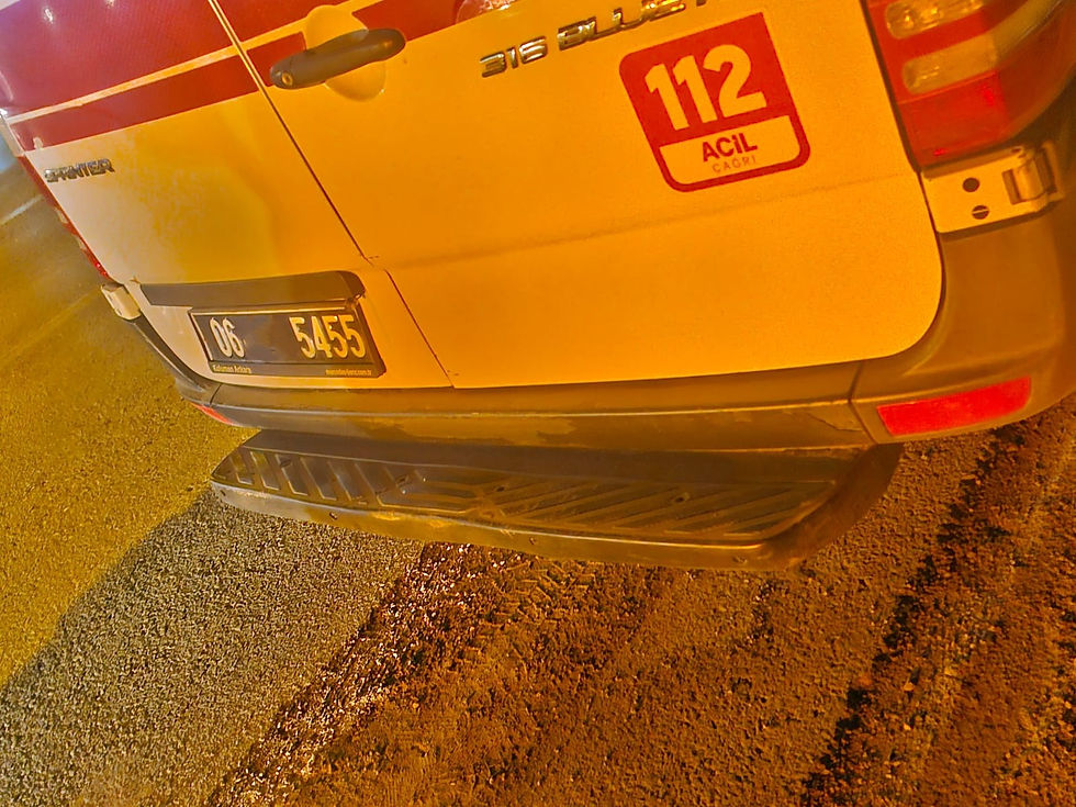 Ankara'da 112 Acil ambulans ekibinin müdahale ihmali - 06 XX 5455 plakalı ambulans