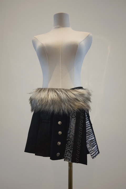 Upcycled skort