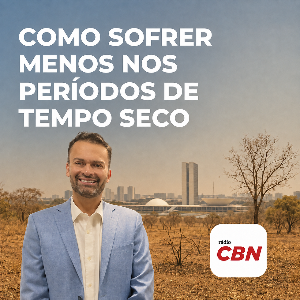 Dr. Stênio Ponte na CBN: a forma certa de lavar o nariz no tempo seco