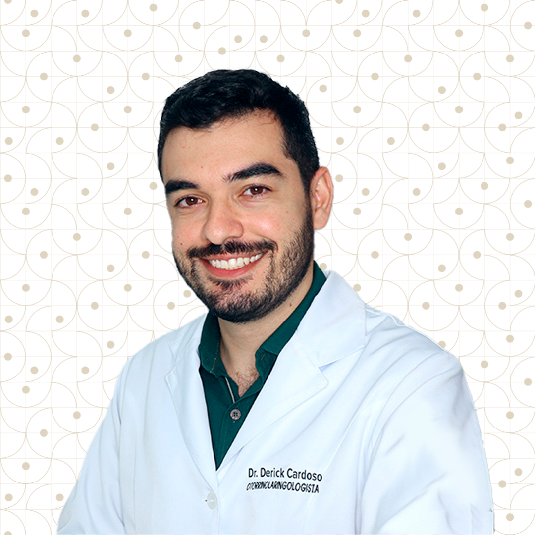 Retrato de Dr. Derick Henrique, otorrinolaringologista da OtorrinoDF