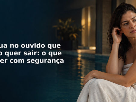 Água no ouvido que não quer sair: o que fazer com segurança