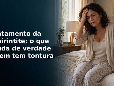 Tratamento da labirintite: o que ajuda de verdade quem tem tontura