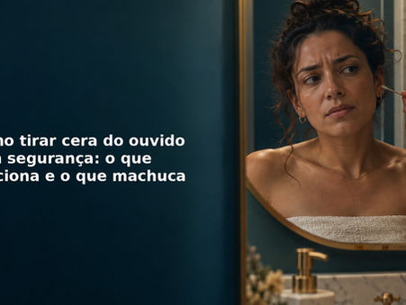 Como tirar cera do ouvido com segurança: o que funciona e o que machuca