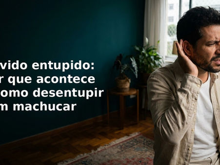 Ouvido entupido: por que acontece e como desentupir sem machucar
