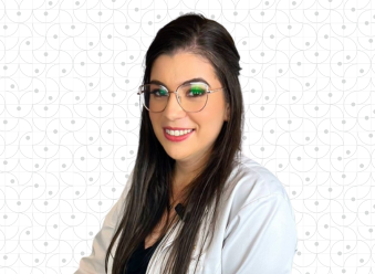 Retrato de Fga. Bruna Medeiros, fonoaudióloga da OtorrinoDF