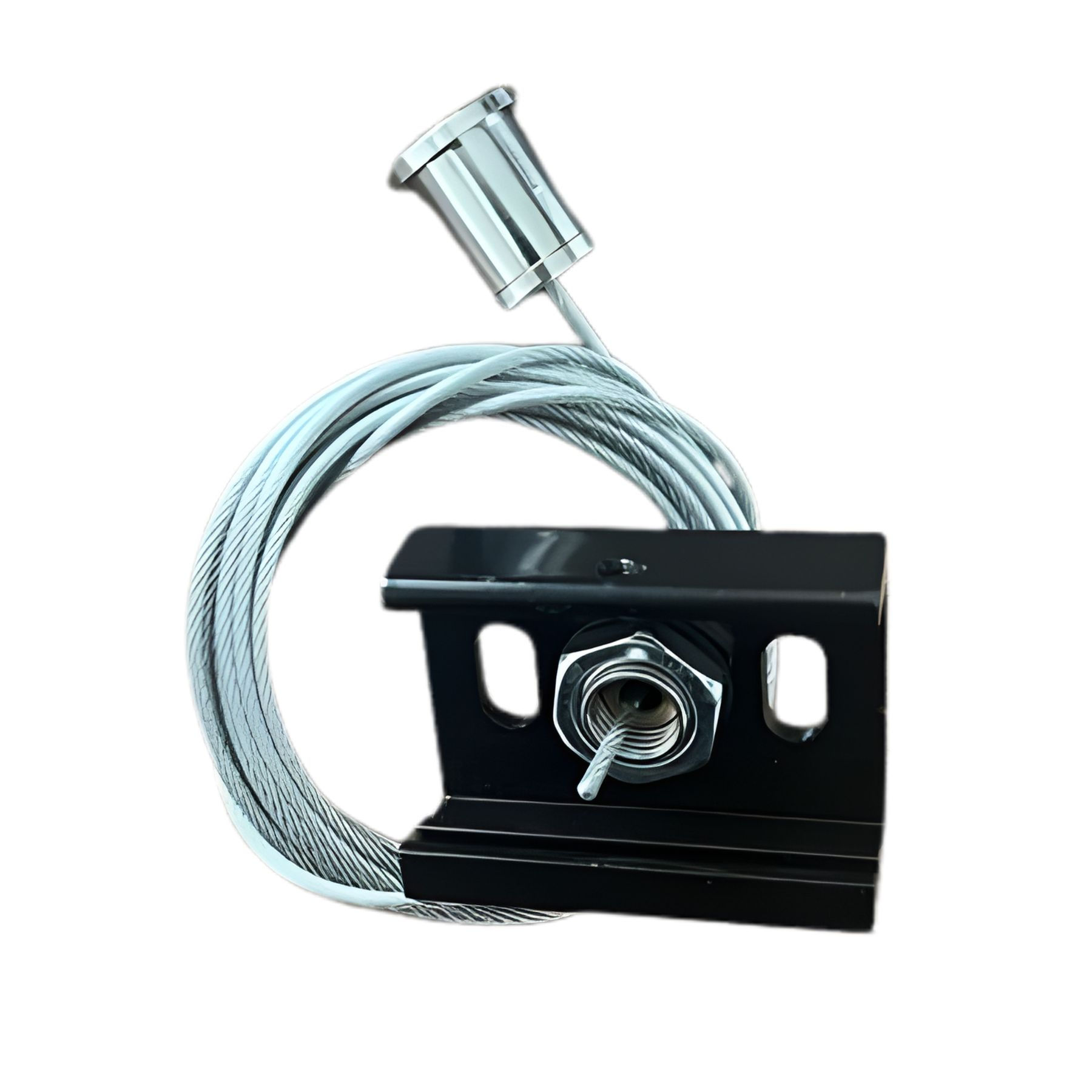 Kit Cavo Sospensione Per Binario Trifase Colore Nero Filo Da 150cm Per Un Lato C