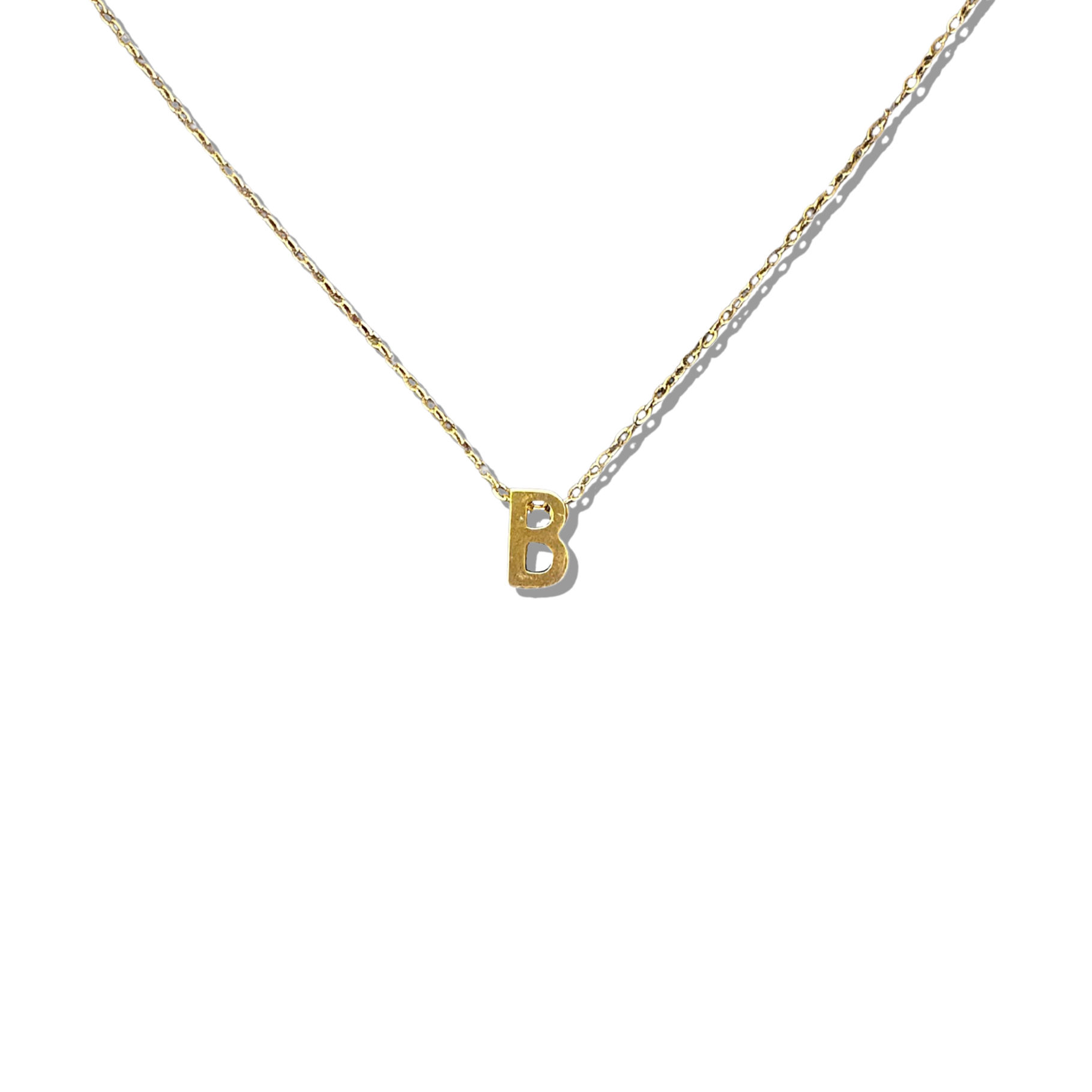 B Harfi Initial Kolye