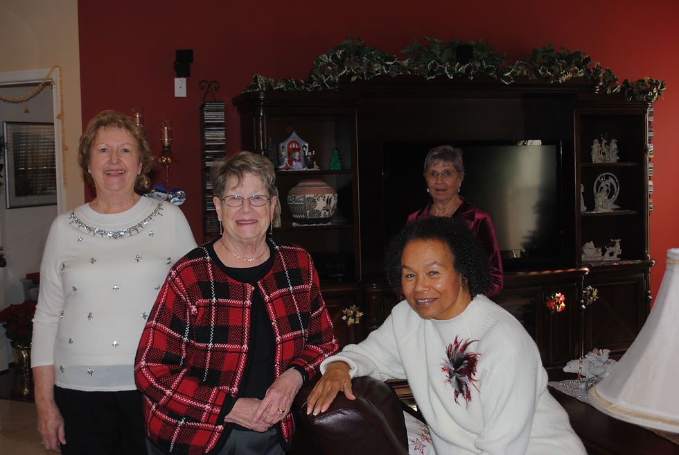 Esther Necke, Marilyn Berkut, Gilda Allen, Linda Millette in background