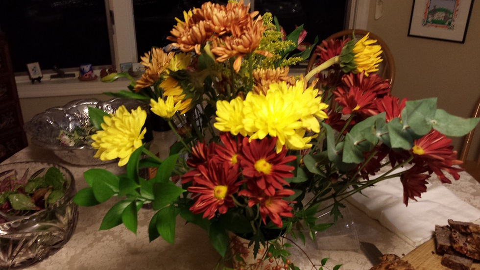 15 16 October Meeting Hostess Connie Dalpra table arrangement