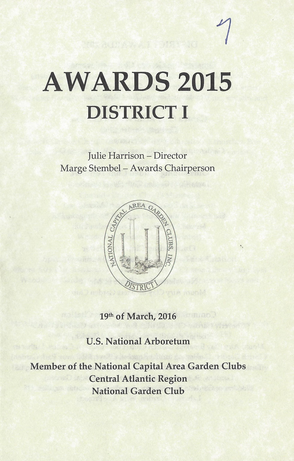District Awards Program 1