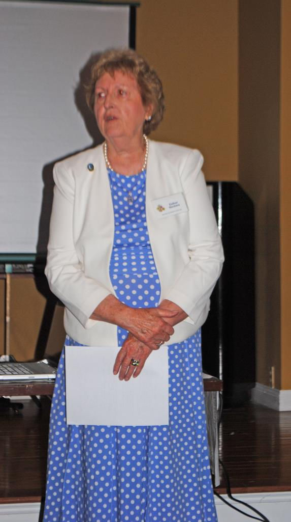 16 17 40th Anniversary Incoming President Esther Neckere