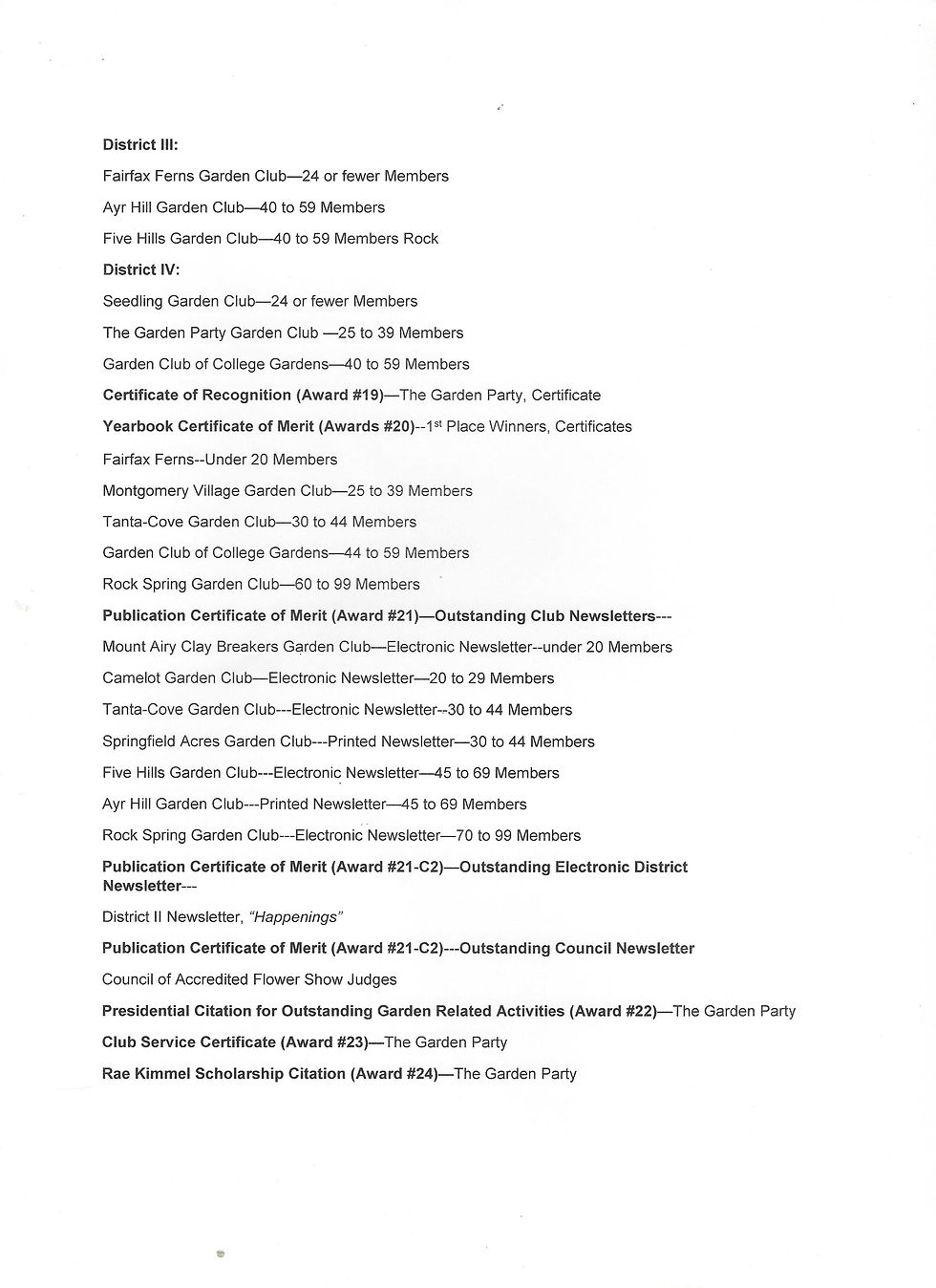 NCAGC Awards Program 3