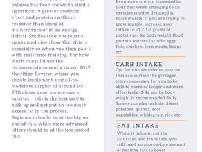 Nutrition for Muscle Growth