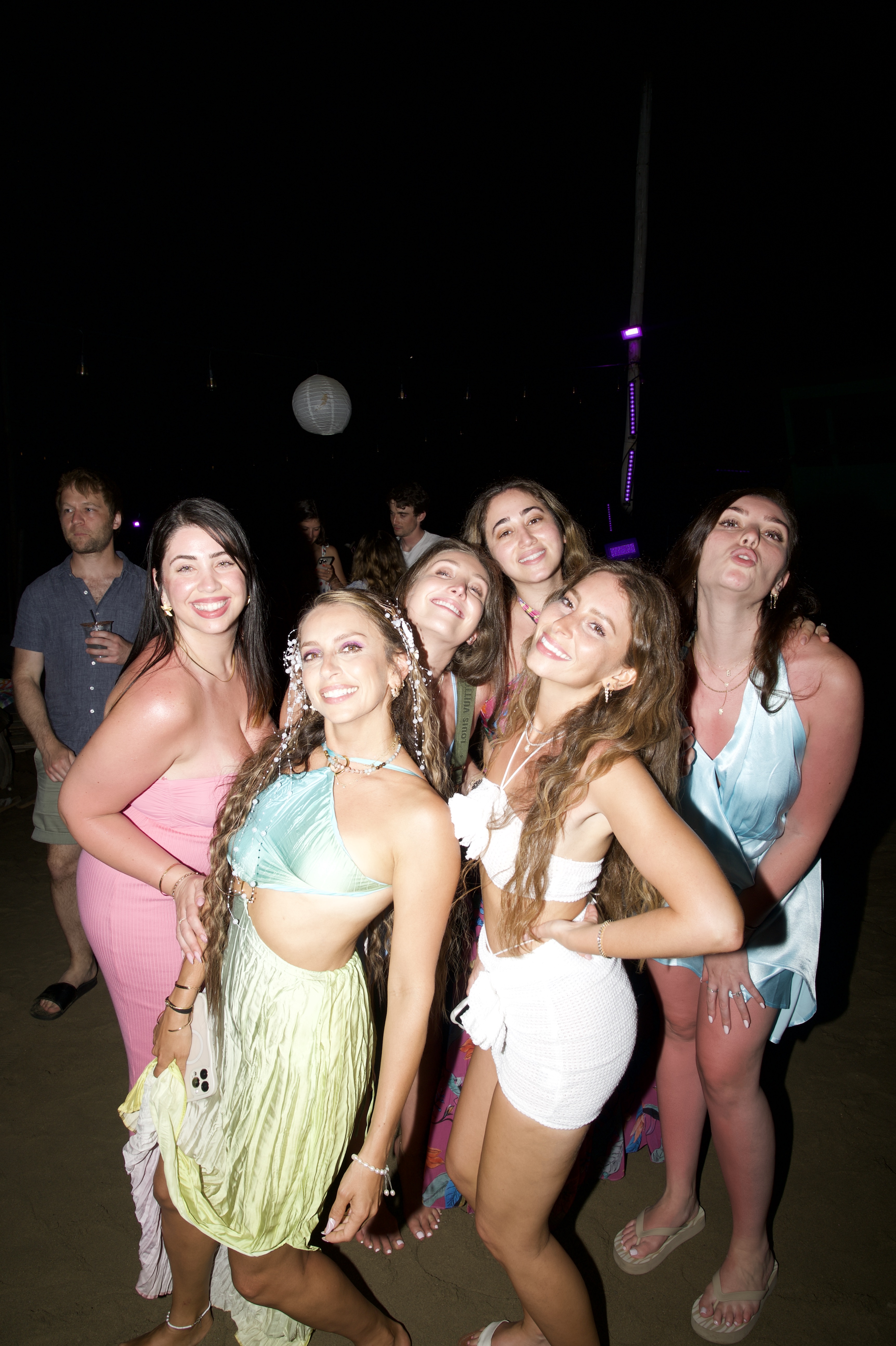 Bachelorette party bottle service at Goat Beach Club Sayulita