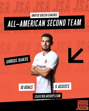 Diakos named All-American!