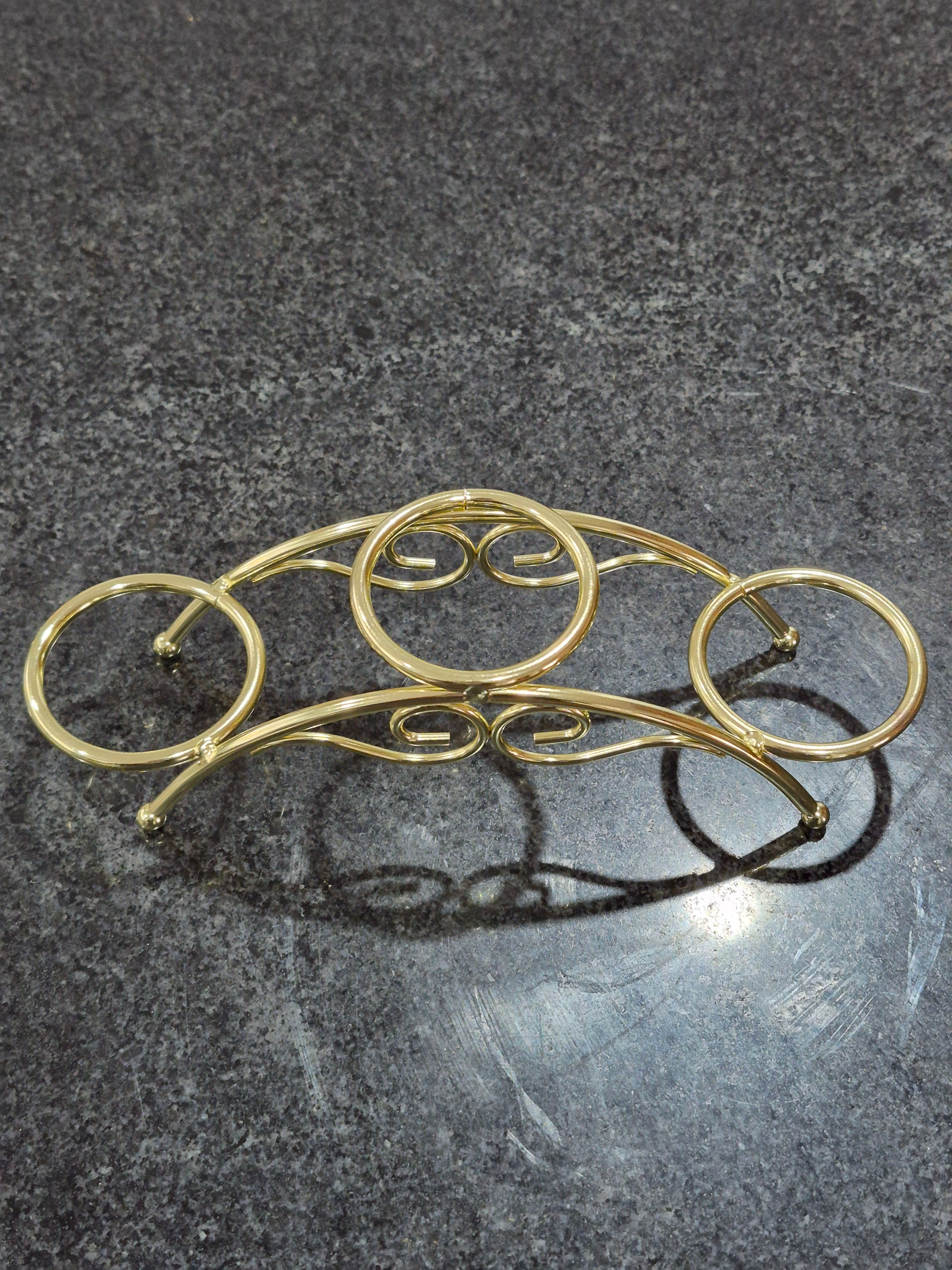 Golden 3 Sphere Display Stand